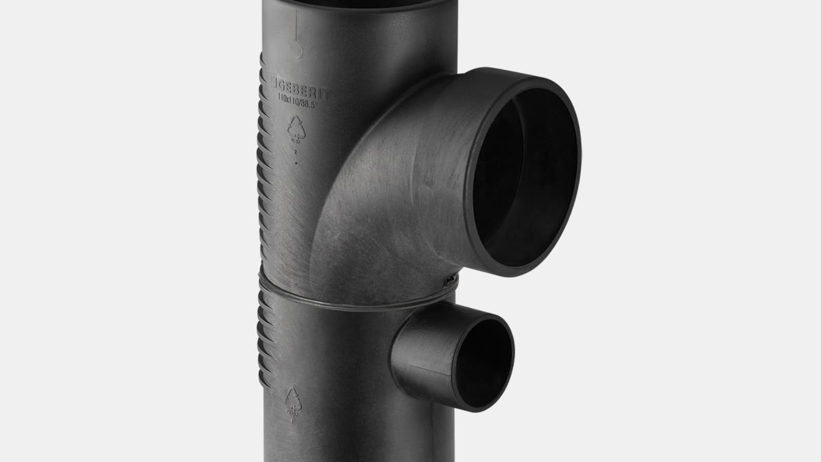 Фитинг Geberit Silent-db20 комбинированный 88.5° Фитинг Geberit Silent-db20 комбинированный 88.5°