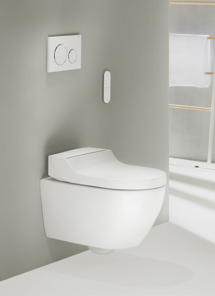 Geberit Tuma shower toilet enhancement solution Geberit Tuma shower toilet enhancement solution