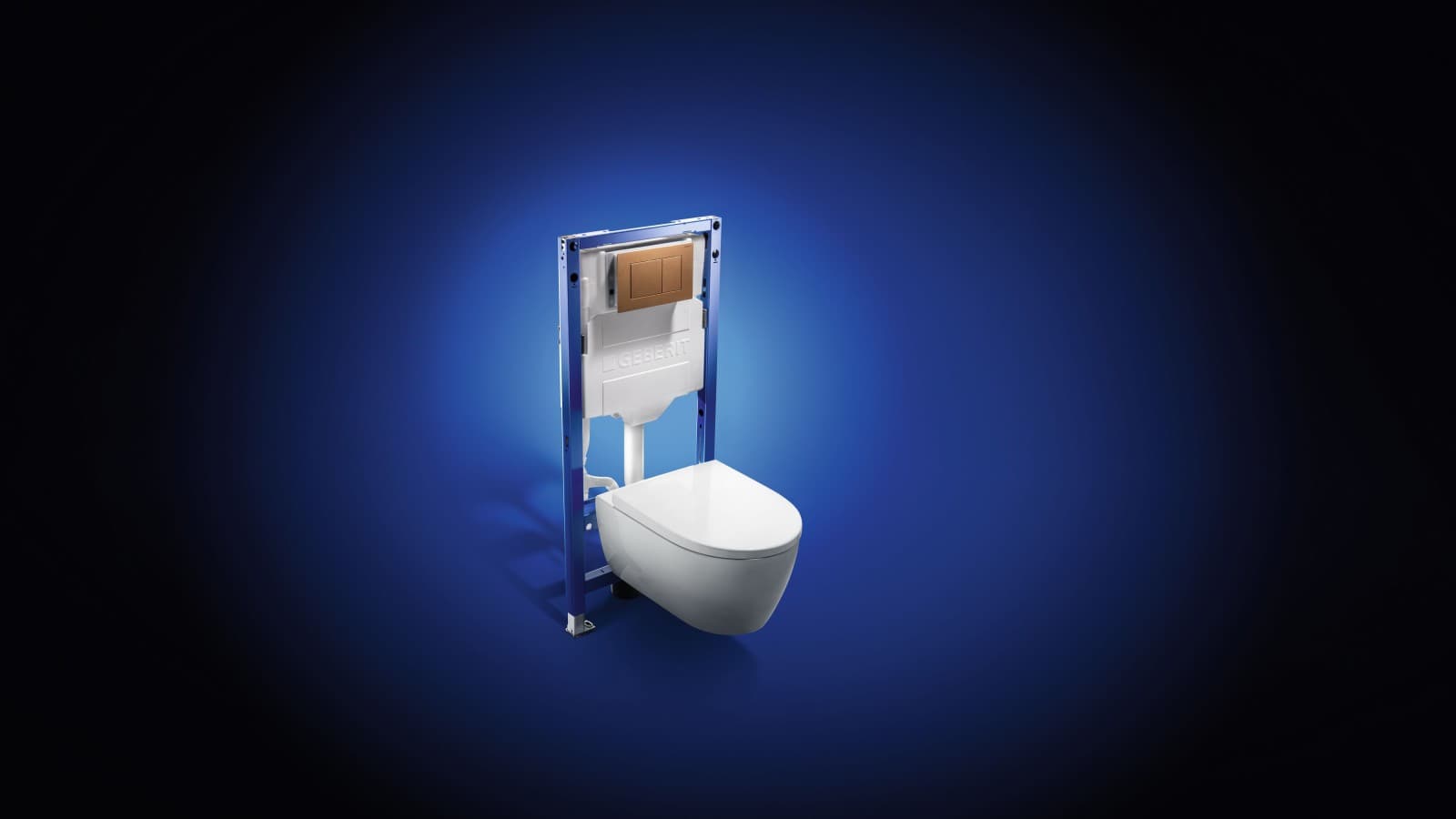 Инсталляция Geberit Sigma с подвесным унитазом iCon TurboFlush и клавишей Sigma40
